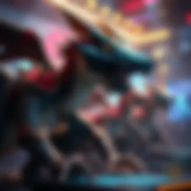 Challenges Facing Nagas in Gaming Nagas struggling in a gaming environment, showing obstacles and player concerns