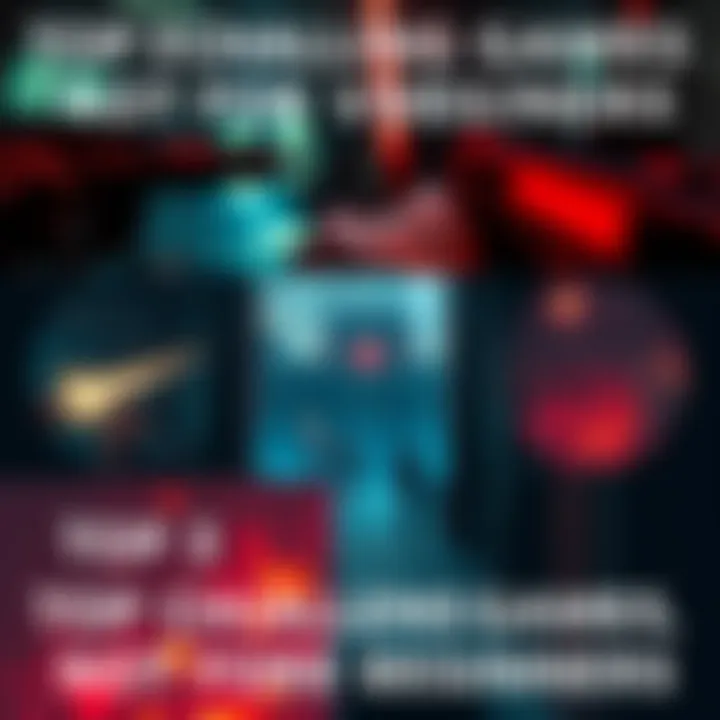 Challenging Video Games Screenshots of tough game levels from Blood, Citadel, and Viscerafest