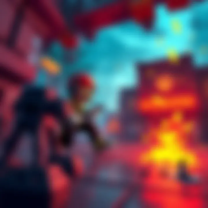 A character in a pixelated game dodges obstacles and glitches, showcasing a difficult gameplay experience.