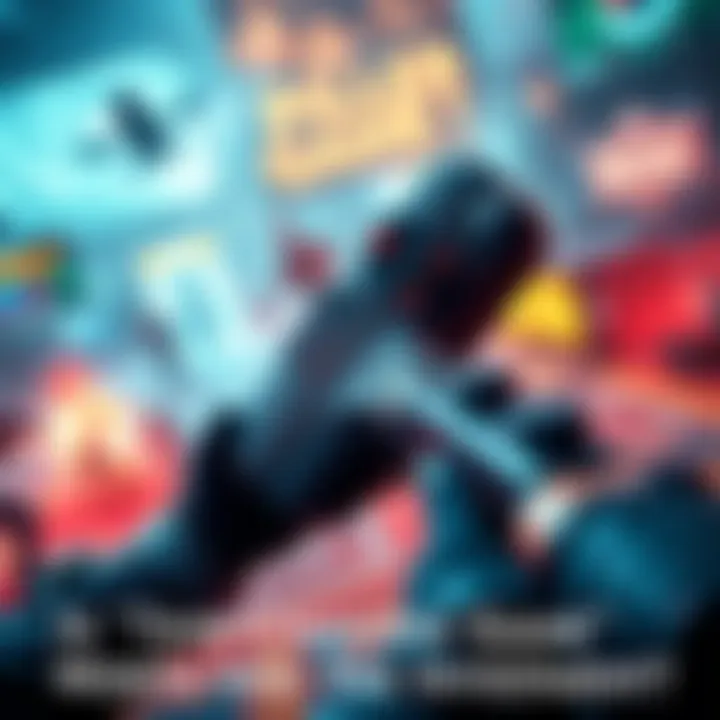 A screenshot of a challenging game showing intense gameplay with detailed graphics and an active in-game environment.