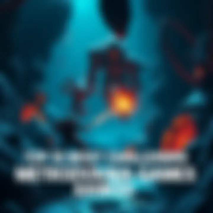 A character battling a fierce enemy in a dark, atmospheric environment typical of Metroidvania games