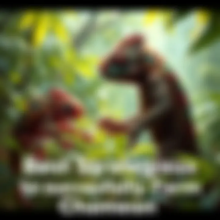 Chameleon farming strategies A player collecting Chameleons in a lush game environment