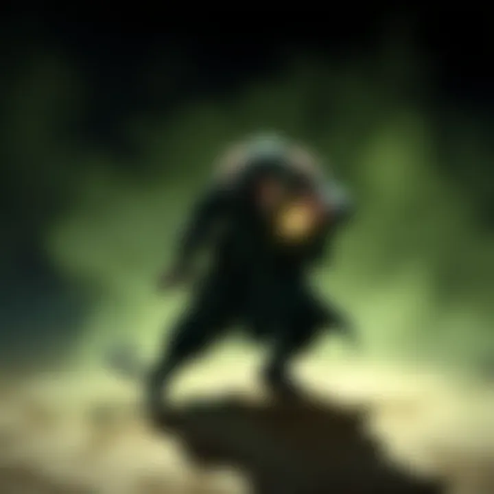 A character in Oblivion Remastered uses the Chameleon spell, with no visible shadow on the ground, highlighting stealth gameplay.