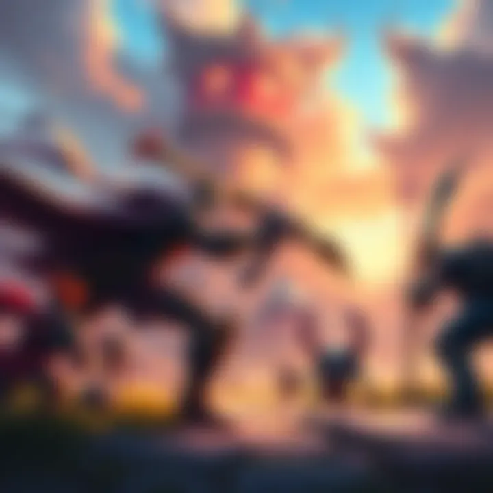 A champion struggling to defend against an ADC in the solo lane, with minions clashing nearby and a tower in the background.
