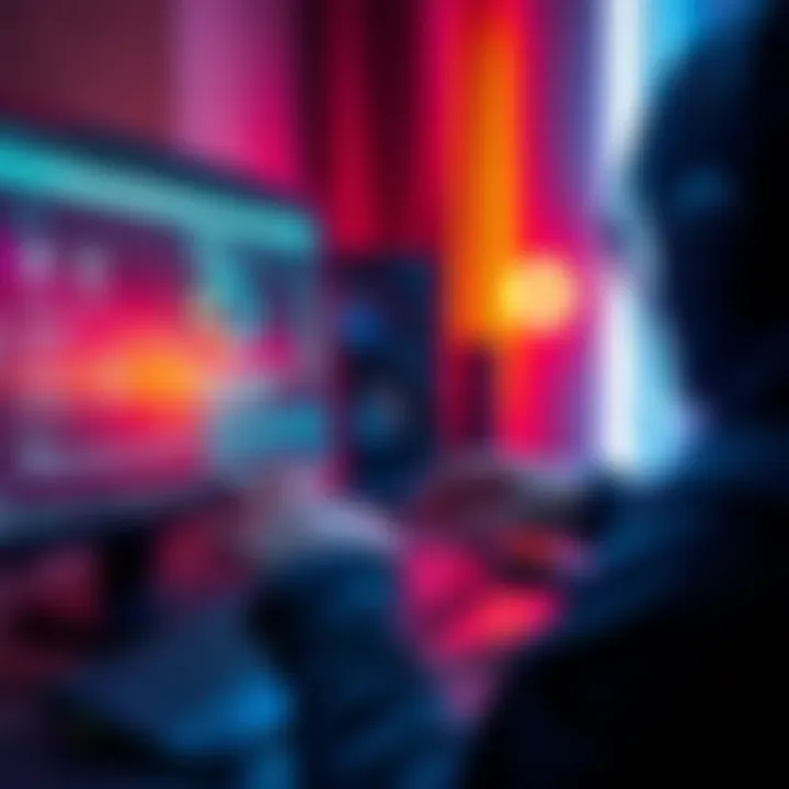 A player adjusting keyboard settings on a computer for teleport input.