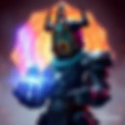 Chaperone Catalyst Sale Xur offering the Chaperone Catalyst to gamers with a glowing background