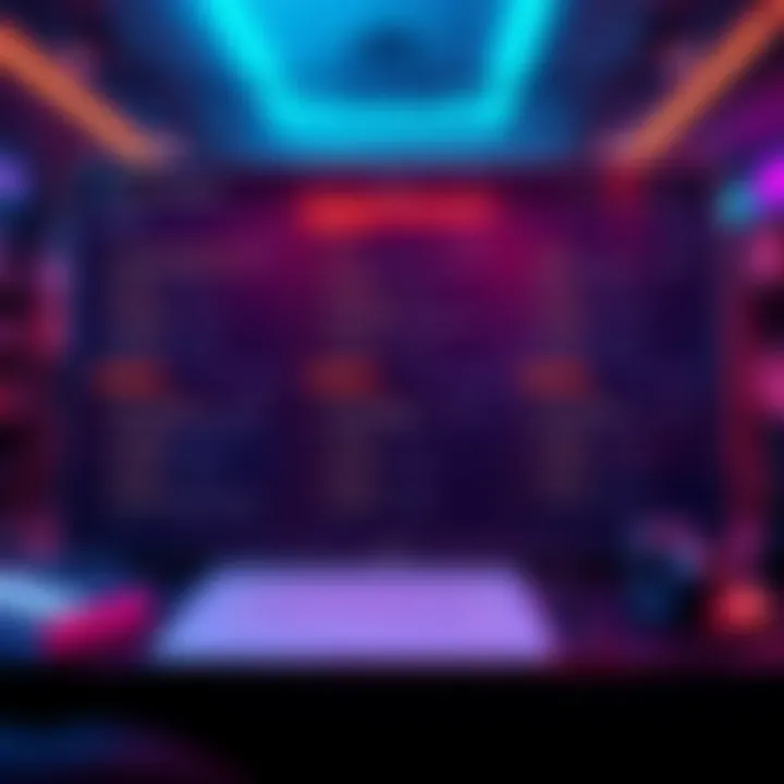 A visual representation of a dynamic character checklist that shows character details and automated updates