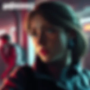 Character contemplating her past A key character from Wolfenstein II looks thoughtful, reflecting on her husband's absence in the story, with a hint of sadness in her expression.