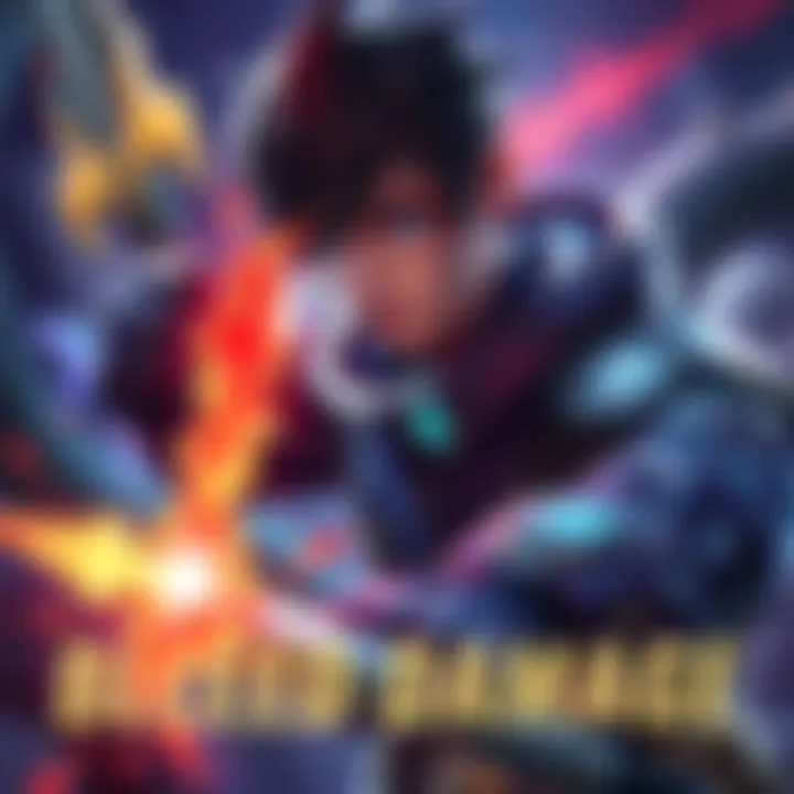 A character in battle, focusing on improving bleed damage with strategic skill setup