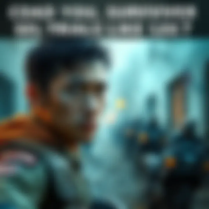 A character named Lee looks determined while facing various obstacles in a survival scenario, showcasing the struggle between fate and choice.