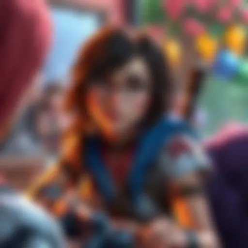 Aloy enjoying a relaxed gaming experience, facing fewer challenges while exploring her story in a vibrant game environment.