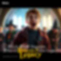 A character in Hogwarts Legacy looks shocked after being told not to look, creating a humorous scene