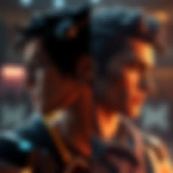 A comparison of two different angles showing the same video game character, highlighting inconsistencies in appearance and design.