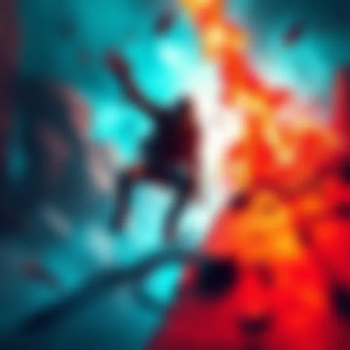 A game character falling to the ground, symbolizing the emotional impact of character deaths in gaming.