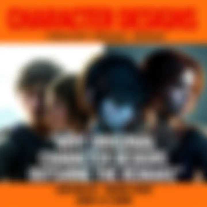 Character Designs from Original and Remake Comparison of original and remake character designs showing David, Joel, and Ellie