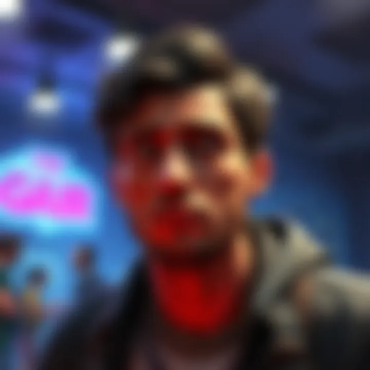 A scene showing a character looking confused and detached in a gaming environment, representing disappointment in the storyline