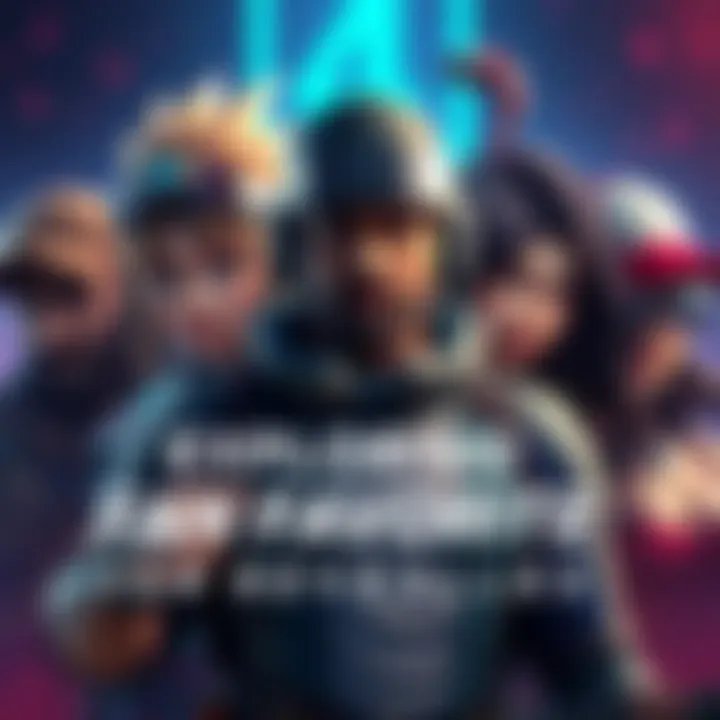 A group of diverse gaming characters representing different traits and personalities