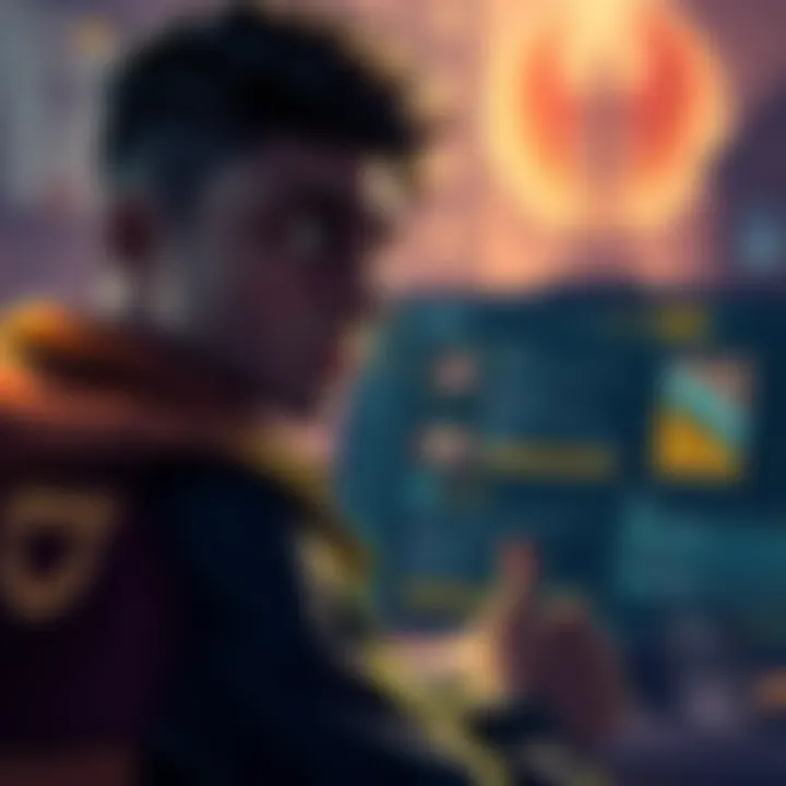 A player contemplating whether to reroll their game character, showing a character screen with growth options and a thoughtful expression.