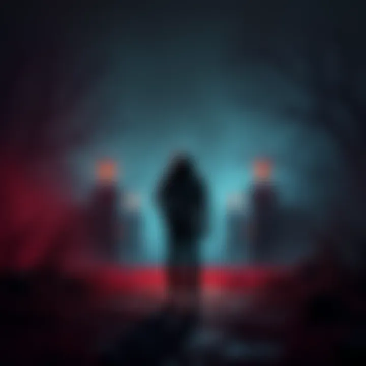 A character from Hell is Us standing in a dark, atmospheric environment with eerie scenery reminiscent of Silent Hill.