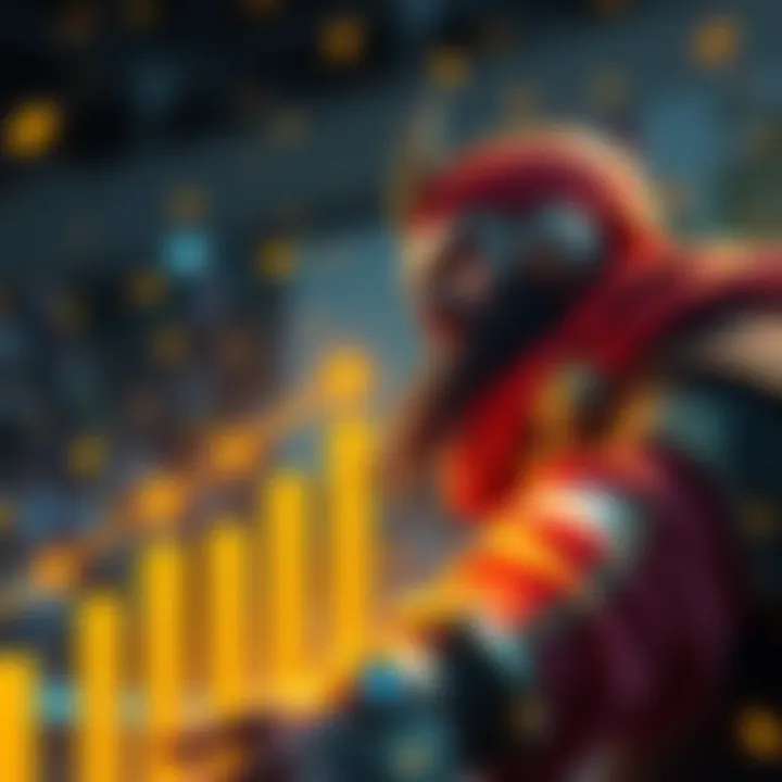 Character leveling progress A player character in a game gaining experience points while completing a mission