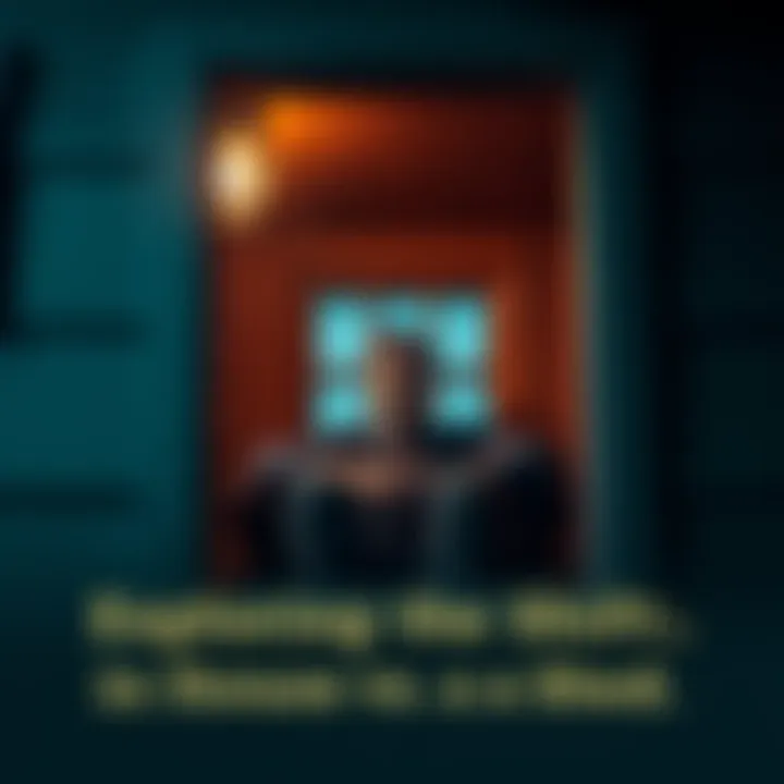 A man sitting alone inside a house, looking out a window with a worried expression, symbolizing confinement and isolation