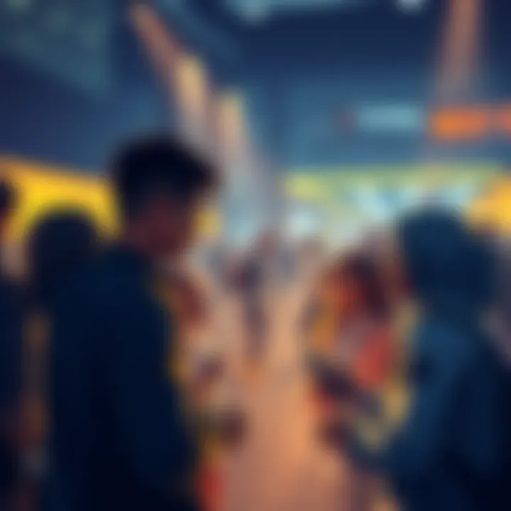 People engaging in a conversation about the upcoming reveal of a new character