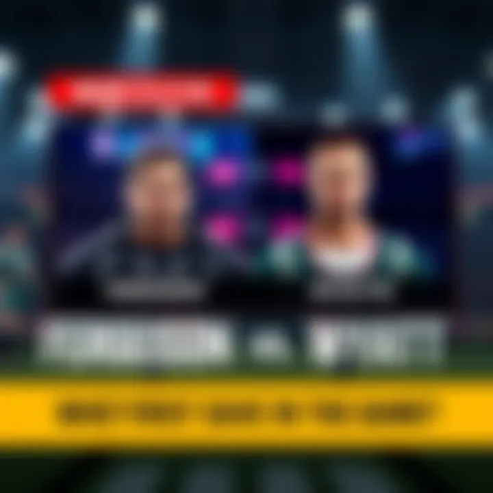 Ferguson and Wyatt displayed on a game character selection screen, highlighting players' choices in gameplay