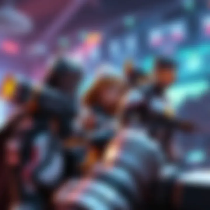Character Switching in Overwatch A player selecting different characters in Overwatch during a game match, showcasing the dynamic nature of strategy and decision-making in competitive play.