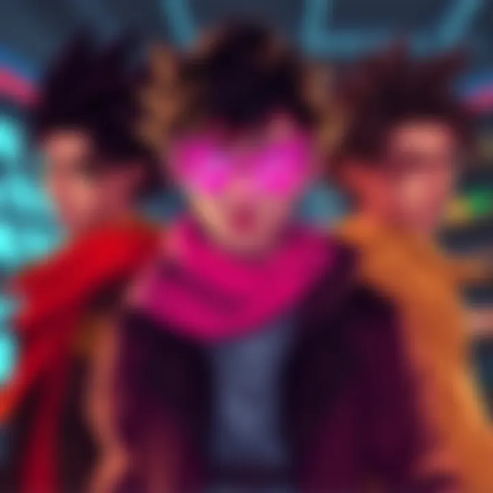 Character V in different outfits Character V showing various styles and improvements from multiple playthroughs