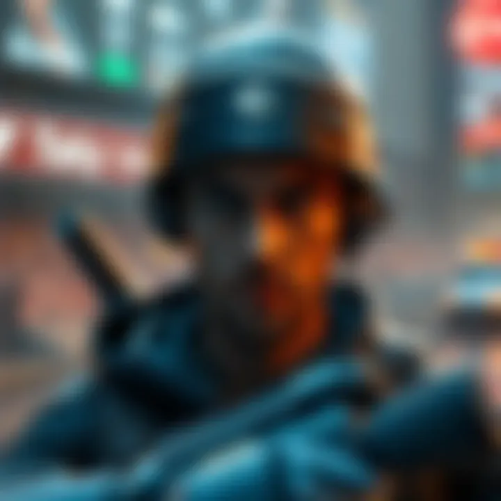 A screenshot showing a video game character with missing features, highlighting visibility problems with mods.
