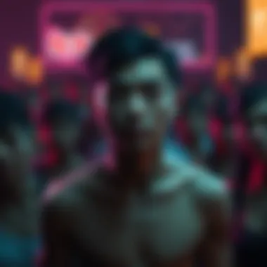 Player's character in Faces in the Crowd shown without clothes in an unexpected game ending