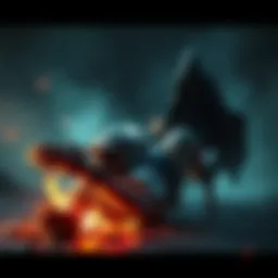 A player character falls to the ground, wounded, while a shadowy figure watches with a smirk, representing betrayal among friends.