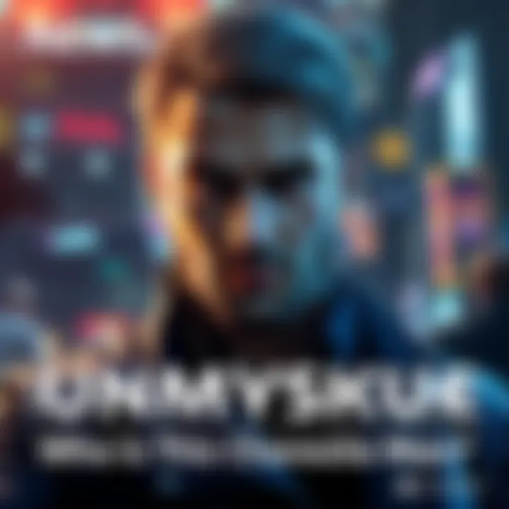 A handsome man with striking features and a confident stance, set against a backdrop of a video game world, capturing the attention of fans.