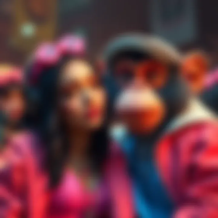 Charli XCX appears beside a popular monkey character, Winston, sharing fun memes with other music divas to promote her new album.
