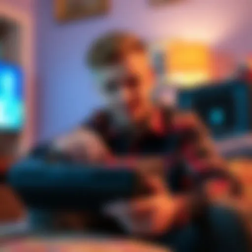 Charlie Kirk with a retro gaming console, highlighting his grandfather's gaming background