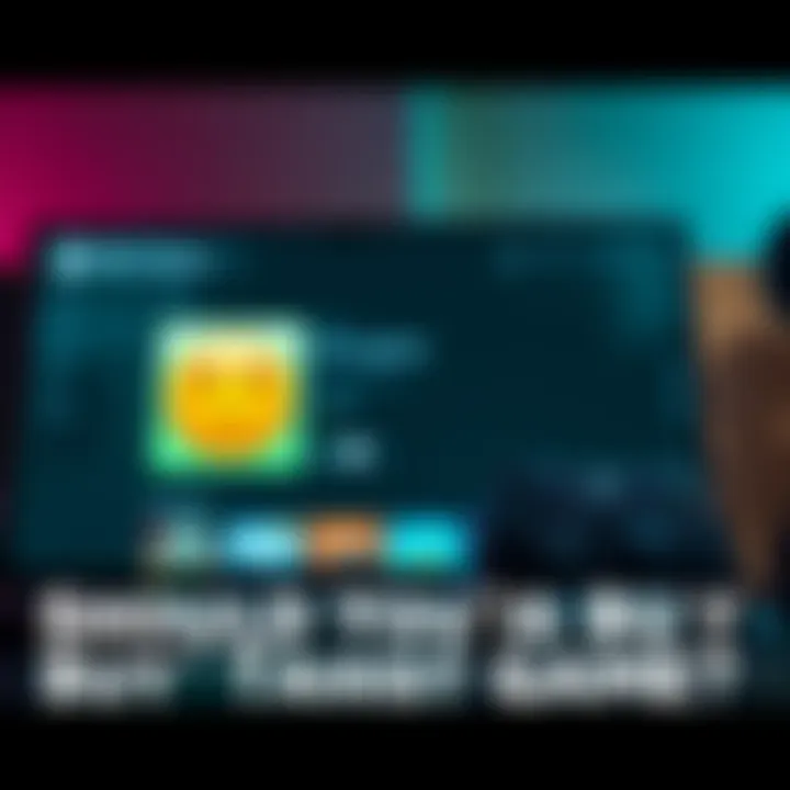 A screenshot showing a $5 game listing on the MS Store with a questioning expression emoji and a gaming controller icon