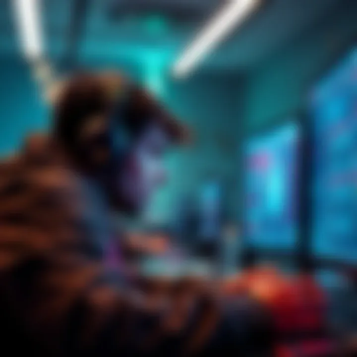 A gamer frustrated by cheating in an online match, showing hacks and exploits on the screen