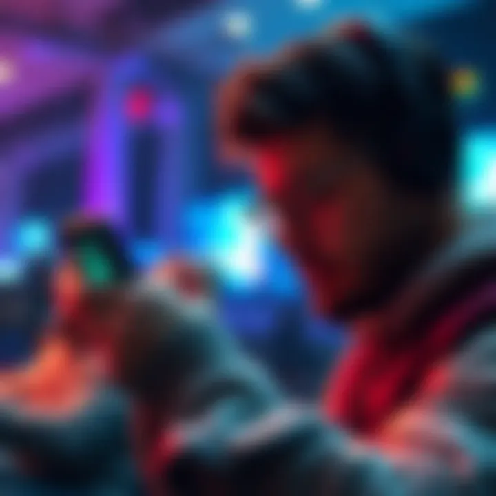 A user checking their download queue in the PlayStation app on a smartphone.