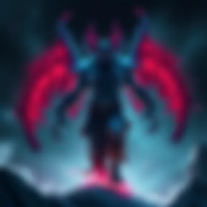 A depiction of Chernobog showcasing unique visual design, animations, and voice acting elements from the A-Z God Design Community Tier List.