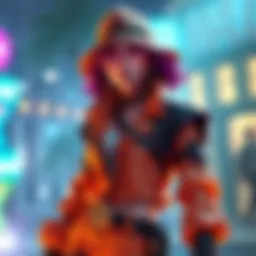 Cheryl Mason wearing a new stylish Legendary outfit, showcasing vibrant summer colors, with a background hinting at the Lights Out and Chaos Shuffle events.