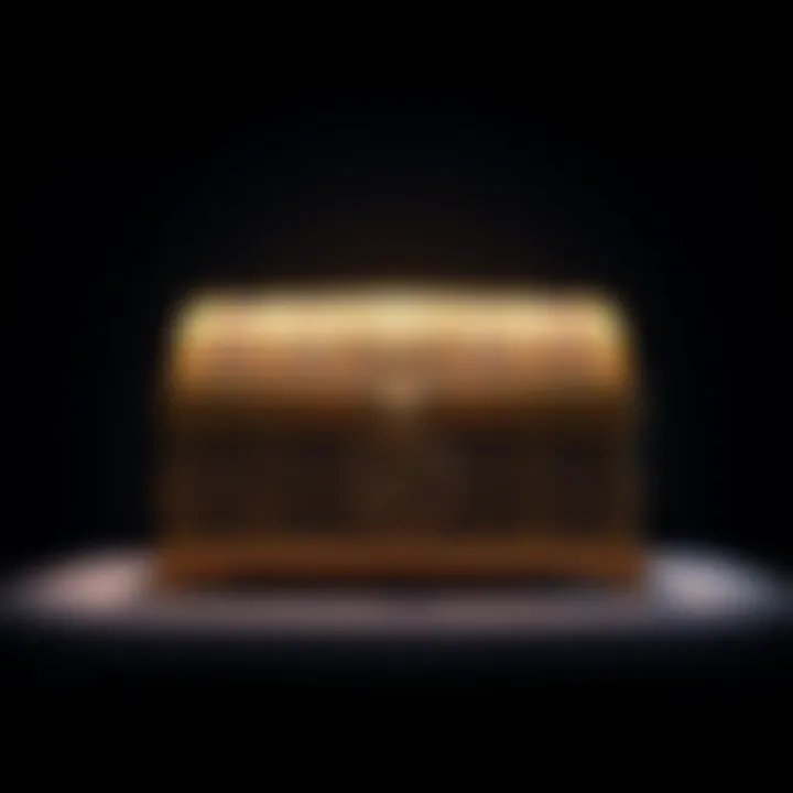 A detailed chest piece displayed with historical symbols and patterns, representing its origins and significance.