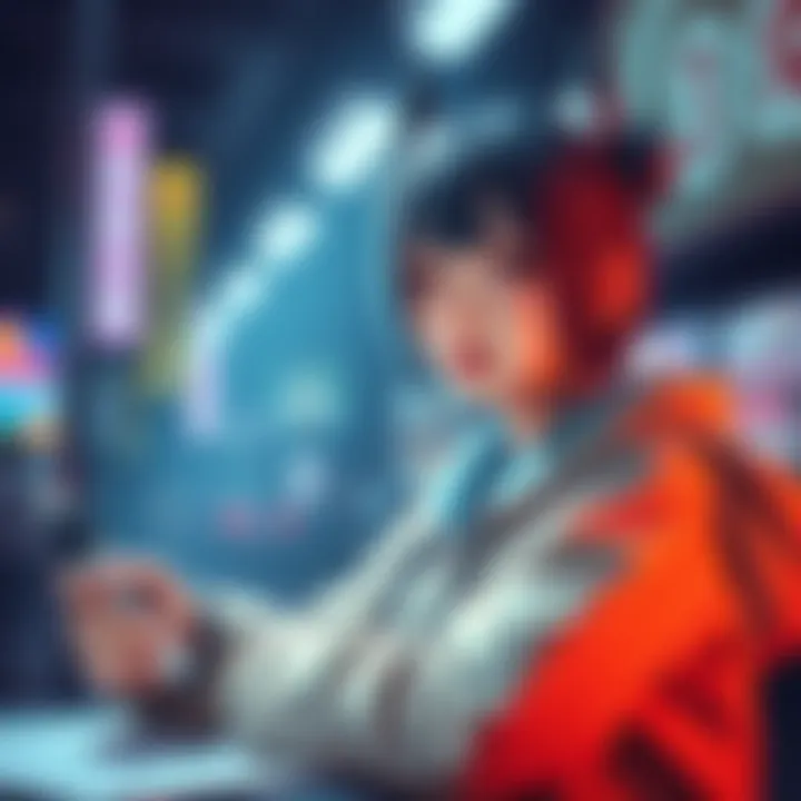 A preview of Chickster's editing draft featuring Mina with notes and highlights