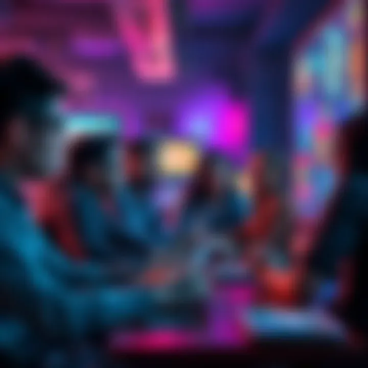 A group of people discussing and sharing memories about a childhood PC game in a forum setting with nostalgic elements.