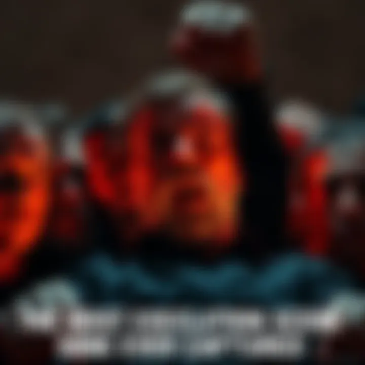 A dramatic depiction of an execution scene with intense expressions on the faces of witnesses, highlighting the shocking atmosphere of the event.