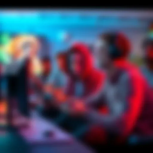 A gamer named Chilltrev playing on Xbox, dressed as Michael Myers from Halloween. Friends cheer him on during his gaming session.