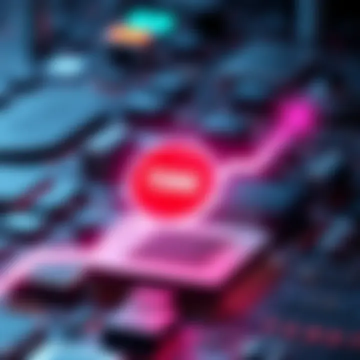 Graphic showing rising prices of chips and a TSMC logo with arrows indicating a price surge