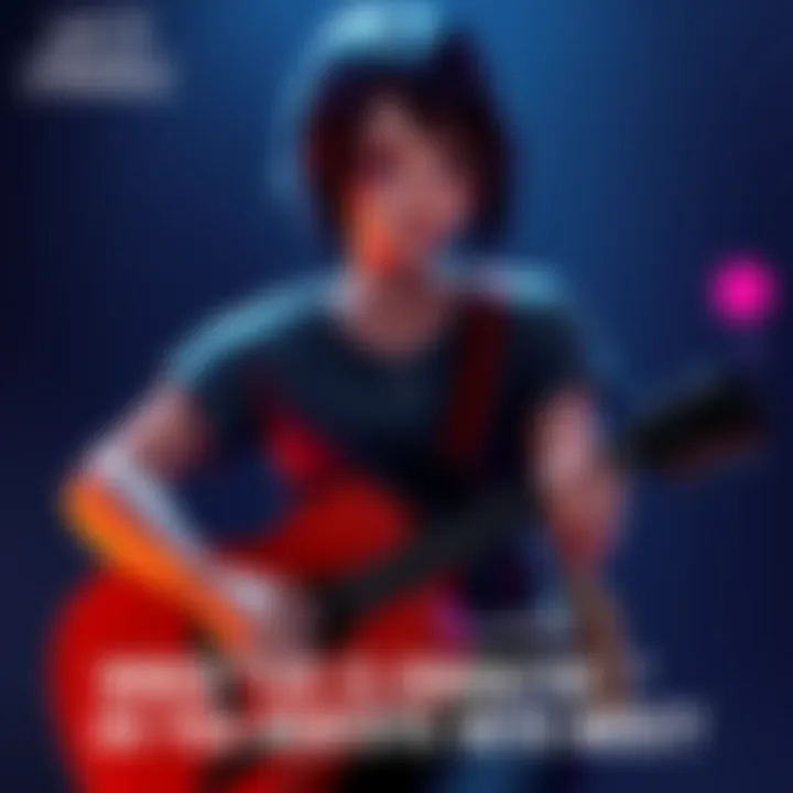 Chloe from Life is Strange with guitar Chloe from Life is Strange plays guitar, evoking emotions connected to music and relationships.