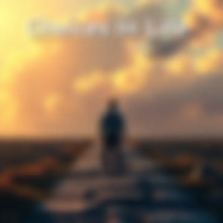 A person standing at a crossroads, looking at different paths ahead of them, symbolizing decision-making in modern life.