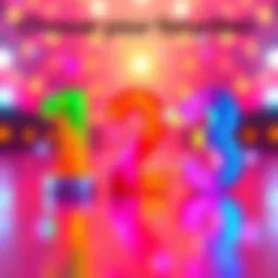 Choose your favorite number Three colorful numbers, 1, 2, and 3, presented on a bright background inviting people to vote