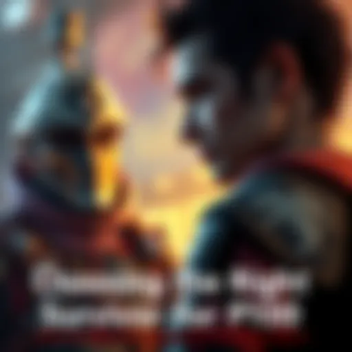 A gamer looking at two unique survivors with different skins, considering which one to choose for gameplay.